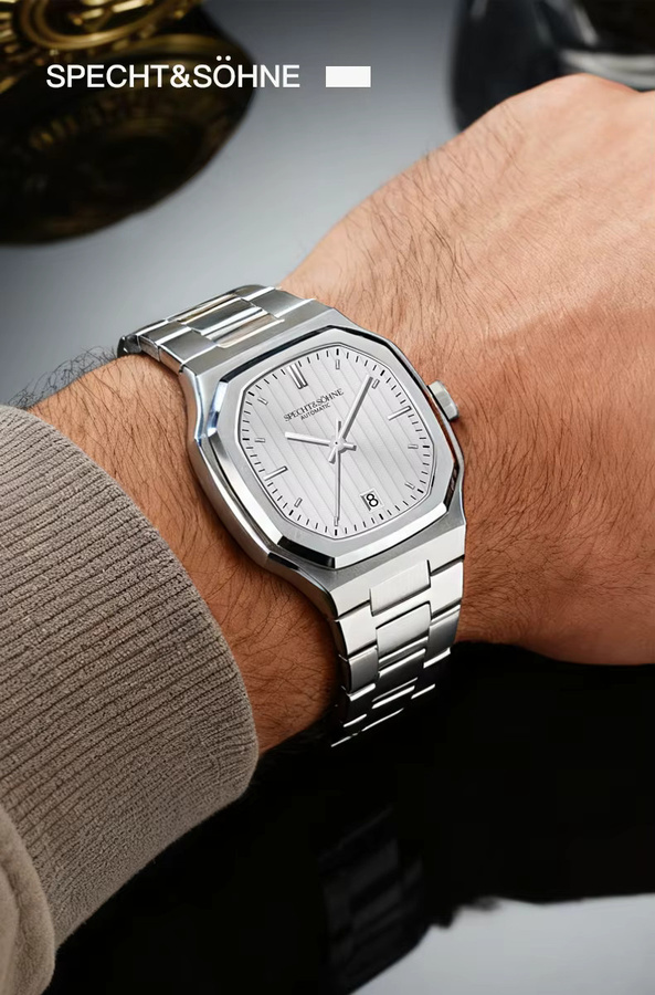 Specht&Sohne Armbanduhr, Automatik, Edelstahl, Saphirglas, 37 mm, Herren - Bild 5