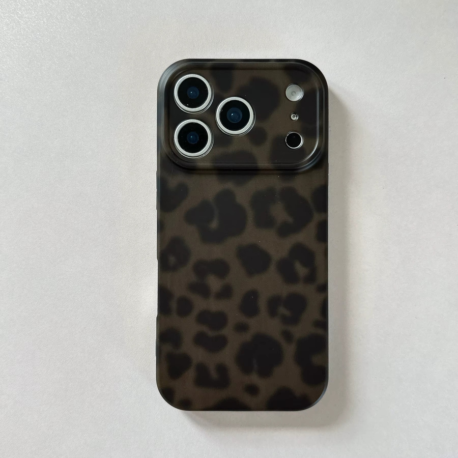 Modische Silikon-Schutzhülle mit Leopardenmuster für Apple iPhone in Braun und Multicolour - Bild 7