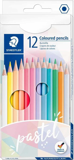 Staedtler Buntstifte Pastell in Multicolor, 12 Stück - Bild 1