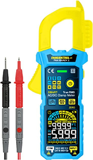 Pancontrol PAN 600AD+ Stromzange 600 A AC/DC True RMS mit automatischer Funktionswahl in Blau und Multicolour - Bild 1