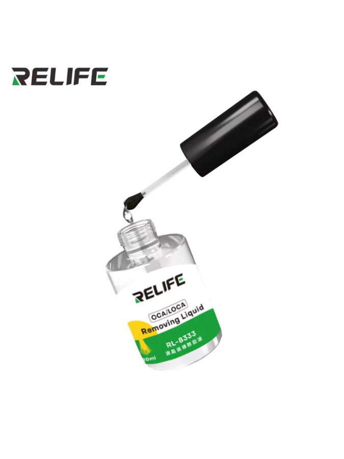 RELIFE RL-8333 LCD-Bildschirm-Reparatur-Kleberentferner zur Reinigung von BGA, PCB und IC-Chips, 20 ml, transparent - Bild 4