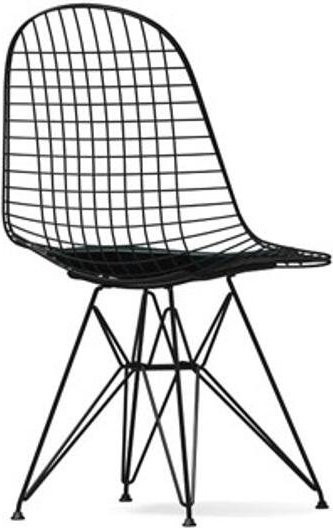 Vitra Wire Chair Dkr 5 aus Stahl in Schwarz - Bild 1