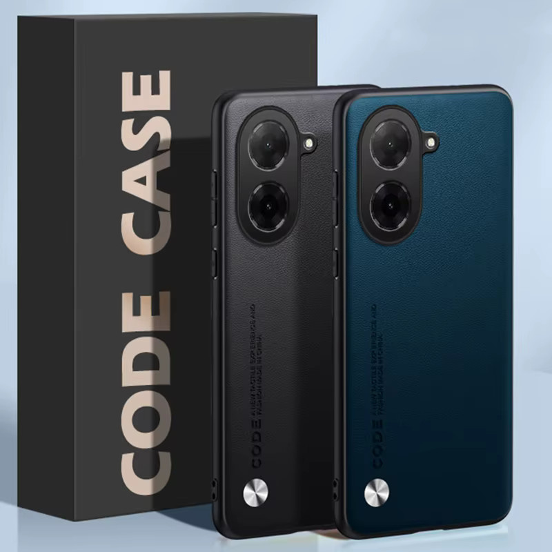 EUCAGR Luxus PU Leder Handyhülle für Xiaomi Redmi A5 4G und Poco C71 4G in Schwarz mit Stoßfestem Vollschutz - Bild 2