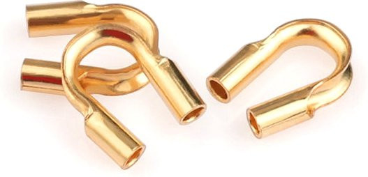 QIAO Kordelverschlüsse, 14k Goldfilled, 5mm - Bild 1