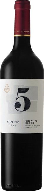 Spier Creative Block 5 Red, Rotwein, Cabernet Sauvignon, 2022, Western Cape, Südafrika, trocken, 0,75 l - Bild 1