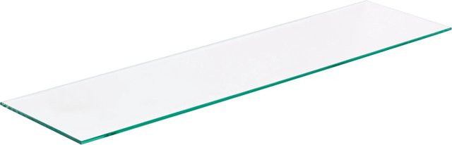 Villar Eckiger Glasboden aus Einscheibensicherheitsglas, Klar, B/T/H: 80 x 20 x 0,6 cm - Bild 1