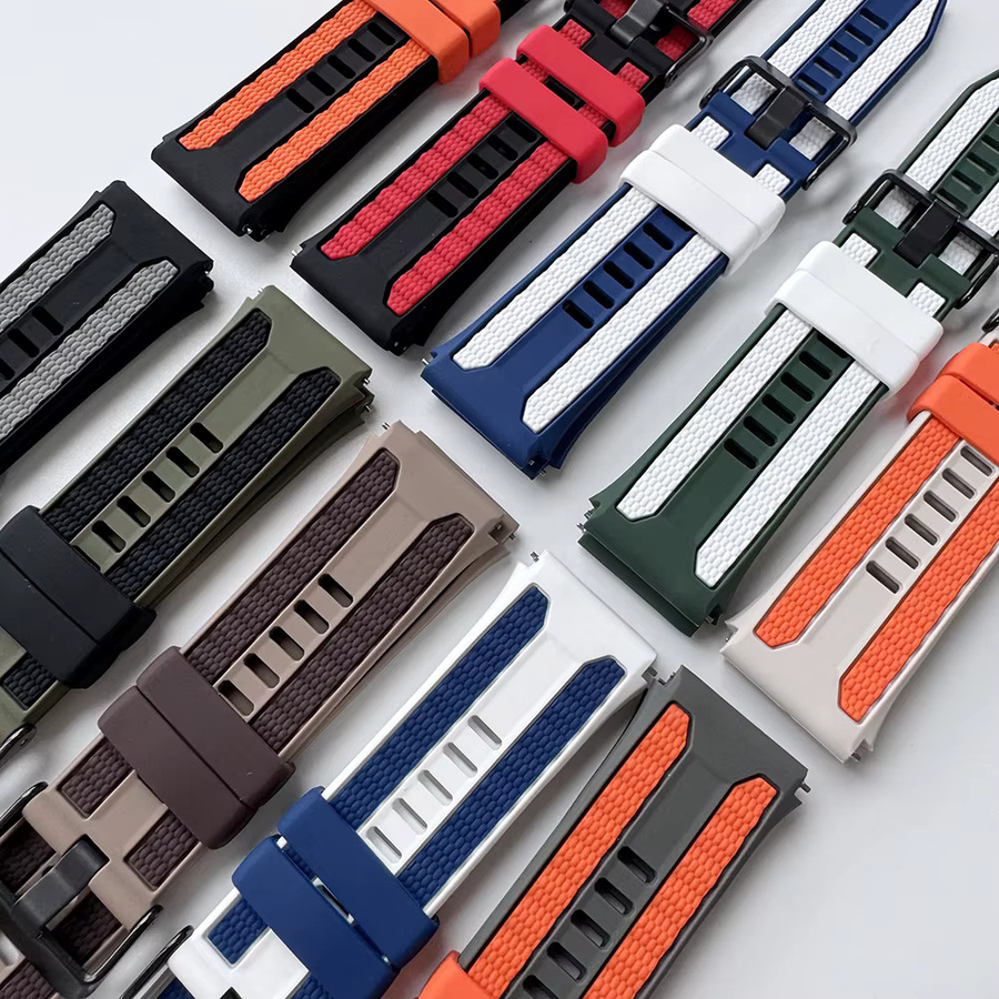 Huawei Silikonarmband, zweifarbig, für Watch Ultimate 2, GT6, GT5, GT4, GT3 Pro - Bild 3