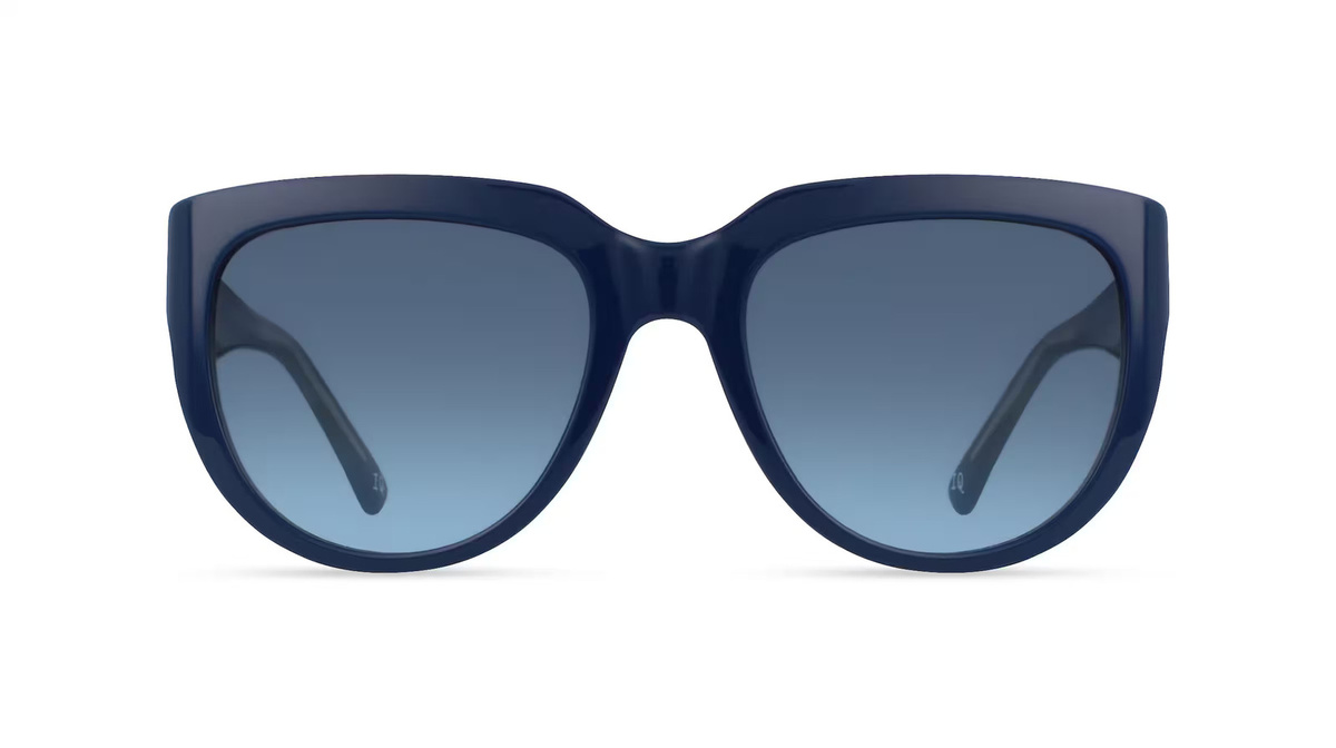 Botaniq 7001 Sonnenbrille, Herren, Vollrand, Butterfly, Metall, blau, grau - Bild 1