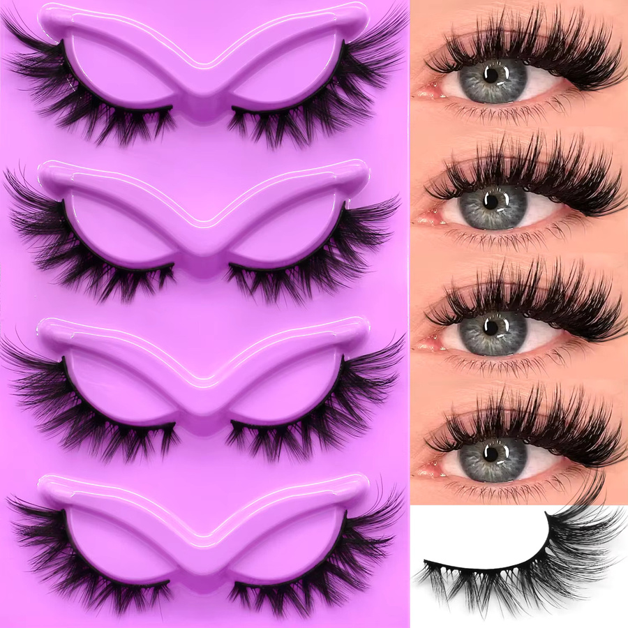 Lasvirey Künstliche Wimpern, 8D Volumen, Damen - Bild 3