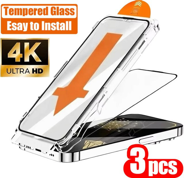 3er-Set Gehärtetes Glas Display Schutzfolie für Samsung Galaxy A16 5G A26 A15 A25 A24 A23 A22 A21S A14 A13 A12 A06 A05S in Transparent - Bild 1