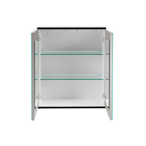 Fackelmann Spiegelschrank TE-A Modern Weiß Matt Grau B/H/T: 60,2 x 71,3 x 20 cm - Bild 2