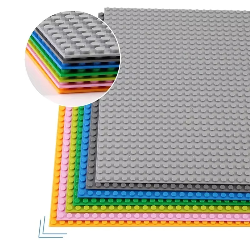 hairun Grundplatte Bausteine Platten, 2-teiliges Set, Bunt / Mehrfarbig - Bild 2