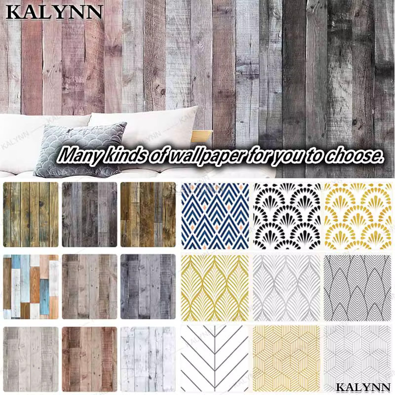 Selbstklebendes Kontaktpapier in Holzoptik von KALYNN, braun, Vintage-Design für Wand und Möbel - Bild 4