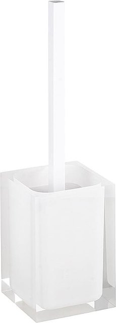 Brillantbad BISTA WC-Bürstengarnitur aus Polyresin in Weiß, freistehend, B/T/H: 10 x 37 x 10 cm - Bild 1