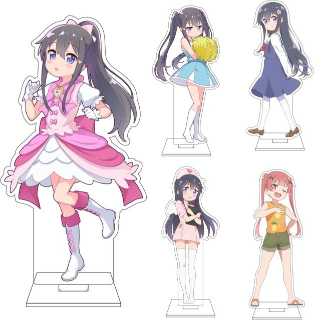 Bandai WATATEN! An Angel Flew Down to Me, Acryl-Figur Ständerplatte, 16cm - Bild 1