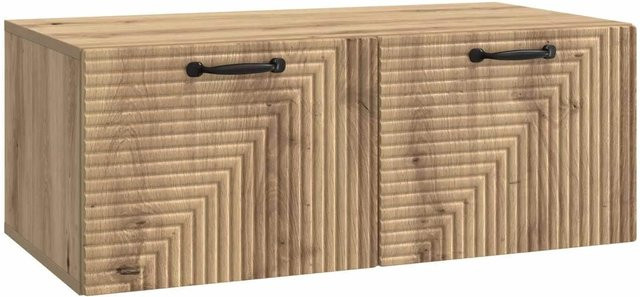 vidaXL Wandmontierter TV-Schrank Artisan-Eiche in Braun, B/T/H: 78,5 x 41 x 30 cm - Bild 1