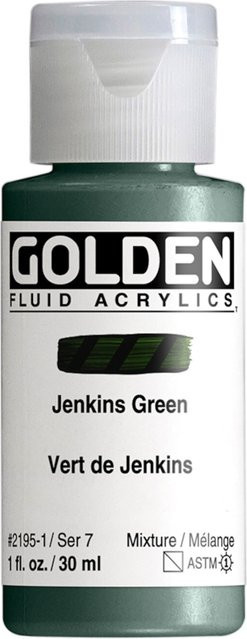 Golden Fluid Acrylfarbe Jenkins Grün von Golden Acrylics - Bild 1