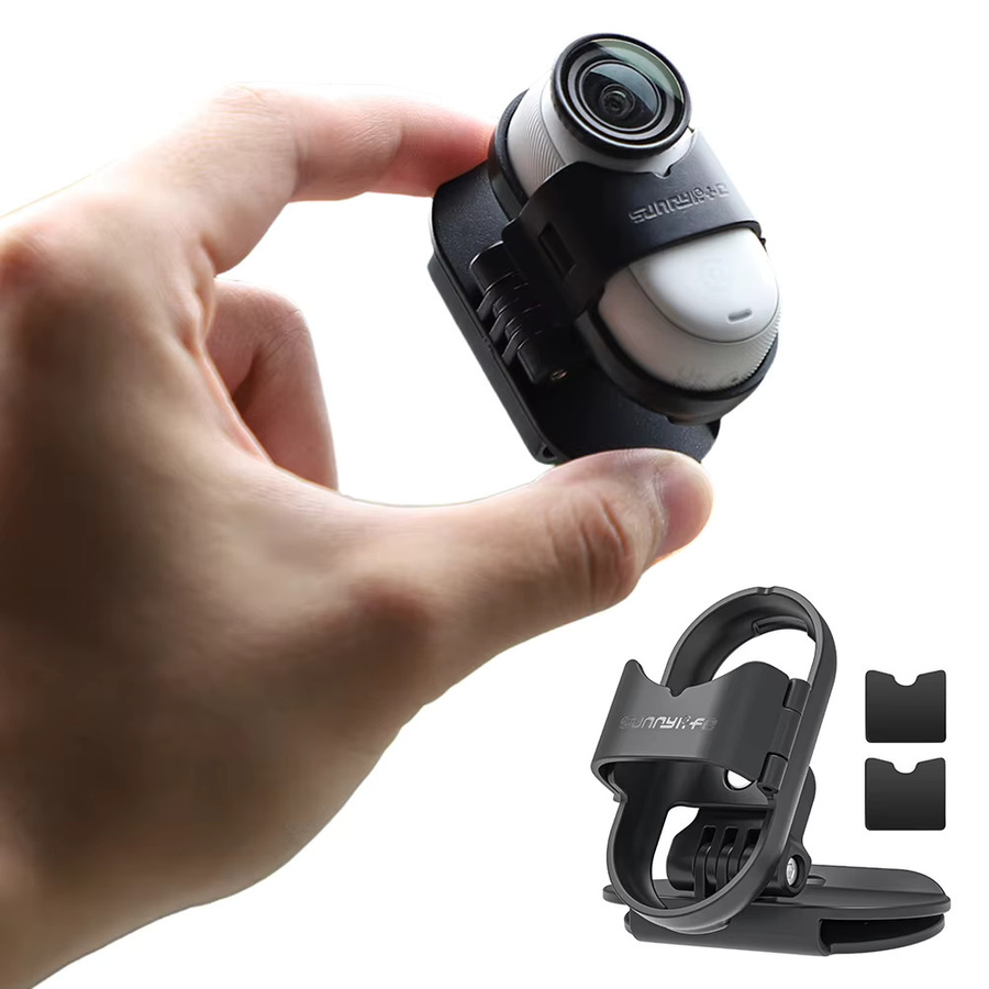 Insta360 Kamera-Kappenhalter mit Schnellverschluss für Insta360 Go 3S und Go 3, Sport-Hut-Clip in Schwarz - Bild 5