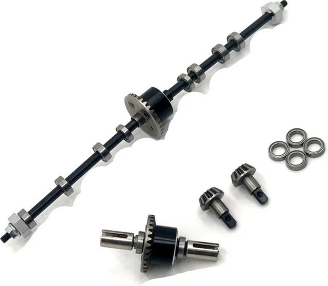 WLtoys RC Auto Metall-Upgrade-Teile, modifizierte vordere und hintere Differentiale, Achswellen - Bild 1