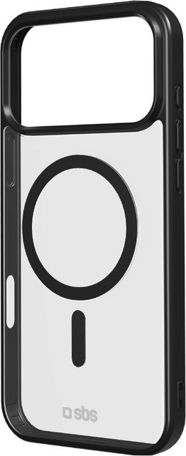 Apple iPhone 17 Pro Max Case mit farbigen Rändern und MagSafe Kompatibilität, Schwarz/Transparent - Bild 1