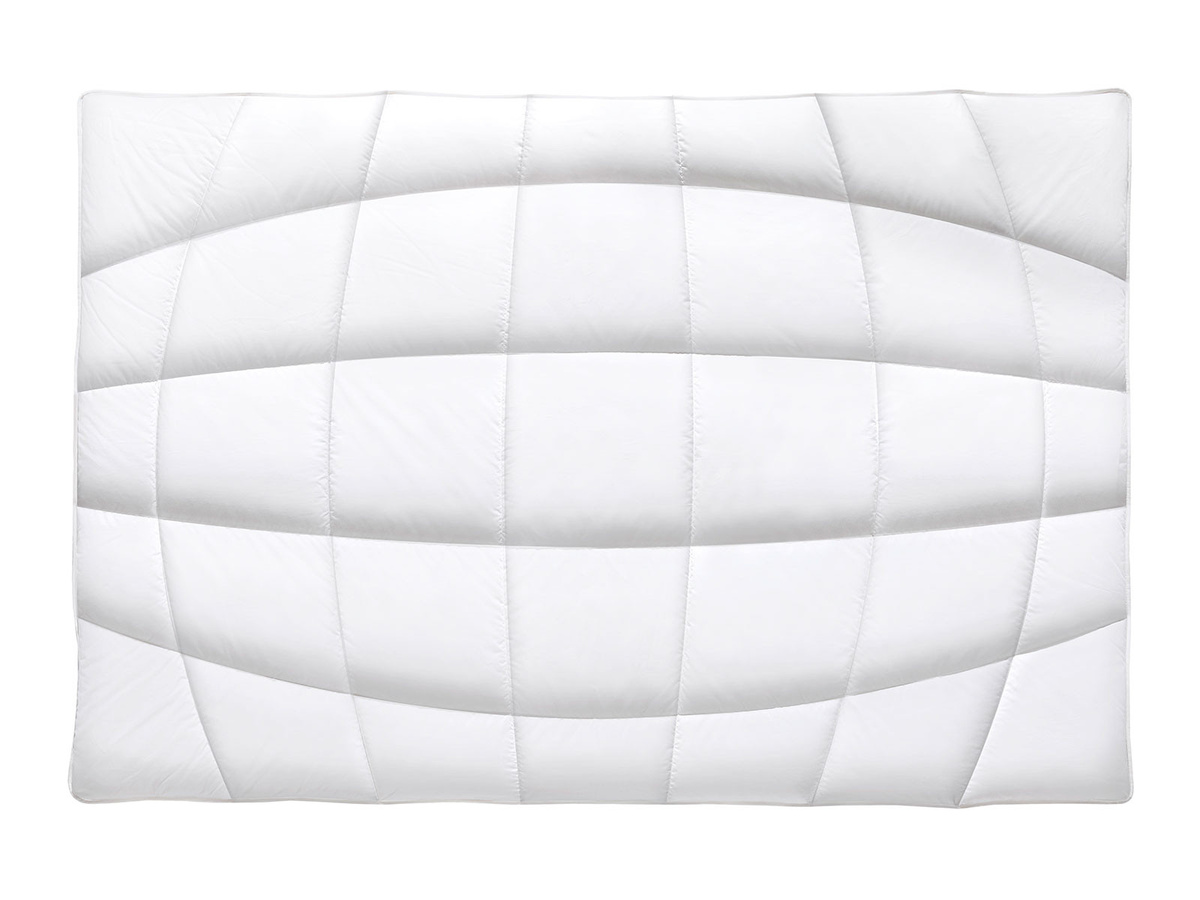 Frankenstolz Leicht-Steppbett Soft Sommer Bettdecke aus Mikrofaser in Weiß, B/H: 135 x 200 cm - Bild 1