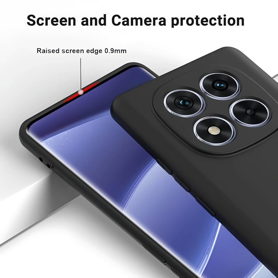 Stoßfeste Silikon Schutzhülle mit Lanyard für Xiaomi Redmi Note 15 Pro Plus 4G 5G in Schwarz und Grün - Bild 3