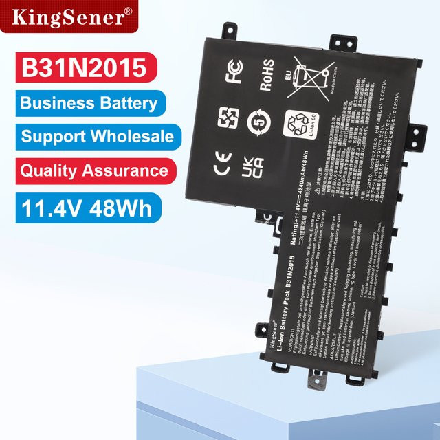 KingSener Ersatz-Laptop-Akku B31N2015 für ASUS Vivobook 17 X712E X712EA-WH34 K712EA Serie, 11,4 V, 4240 mAh, Schwarz - Bild 1