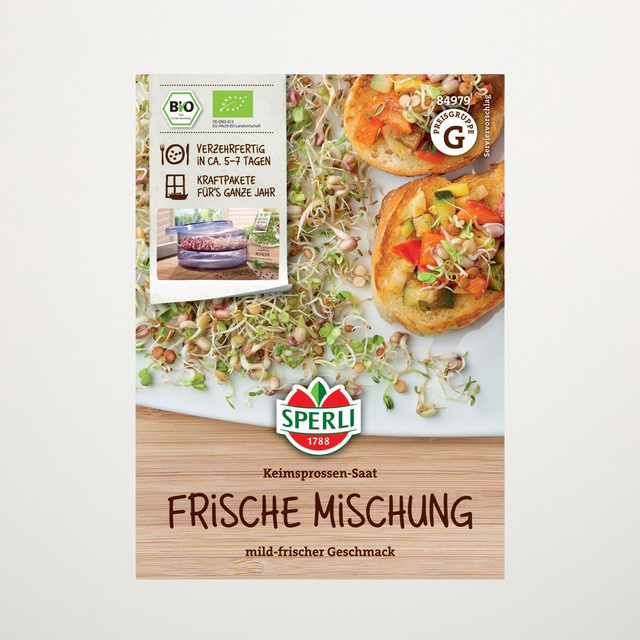 Sperli Keimsprossen Frische Mischung BIO Saatgut - Bild 1