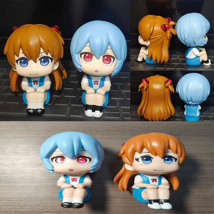 Yiran toy 1 Evangelion Ayanami Rei Souryuu Asuka Langley Actionfigur PVC - Bild 3
