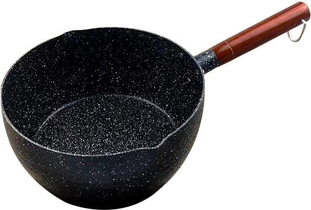 CosyHome Antihaft-Kasserolle aus Keramik in Schwarz, Durchmesser: 18 cm - Bild 1