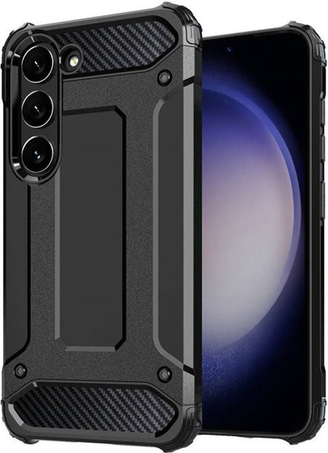Techsuit Hybrid Armor Schutzhülle für Samsung Galaxy S23 S911 in Schwarz - Bild 1