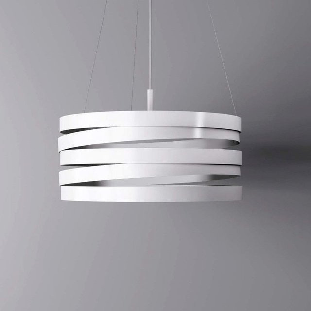 Marchetti Band Sospensione S50 LED-Pendelleuchte in Weiß aus Metall - Bild 1