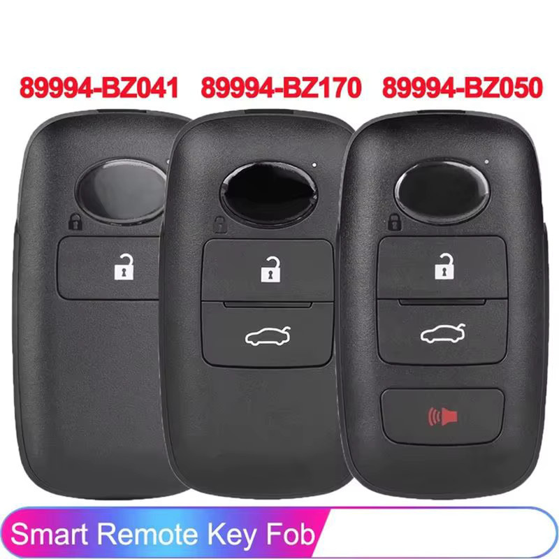 Well Smart Remote Autoschlüssel für Toyota, 434MHz, 4A, Schwarz - Bild 3