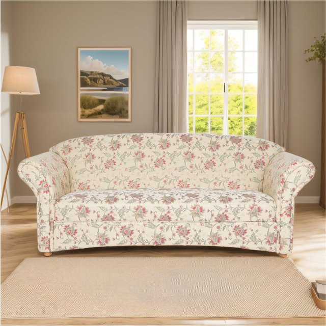 3-Sitzer Sofa Loretta von Prestige Home in Multicolour mit Blumenmuster, B/T/H: 204 x 83 x 85 cm - Bild 1