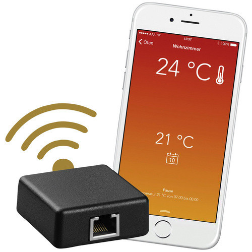 Haas & Sohn Wifi-Kit zur Fernsteuerung von Pelletöfen, schwarz - Bild 3