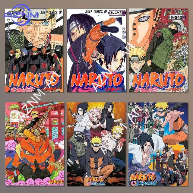 KAYOU Anime Naruto Leinwand-Poster in Mehrfarbig für deine Wanddekoration - Bild 1