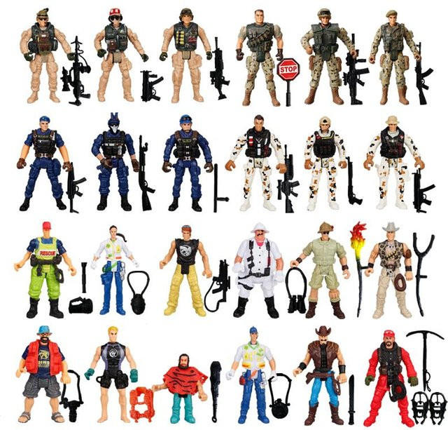 Yiran toy 1 Militär Actionfiguren Spielset 1:18 - Bild 1