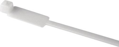 HellermannTyton IT50R-PA66-NA-C1 Leitermarkierer in Natur mit einer Beschriftungsfläche von Breite: 2,8 cm, Höhe: 1,29 cm - Bild 1