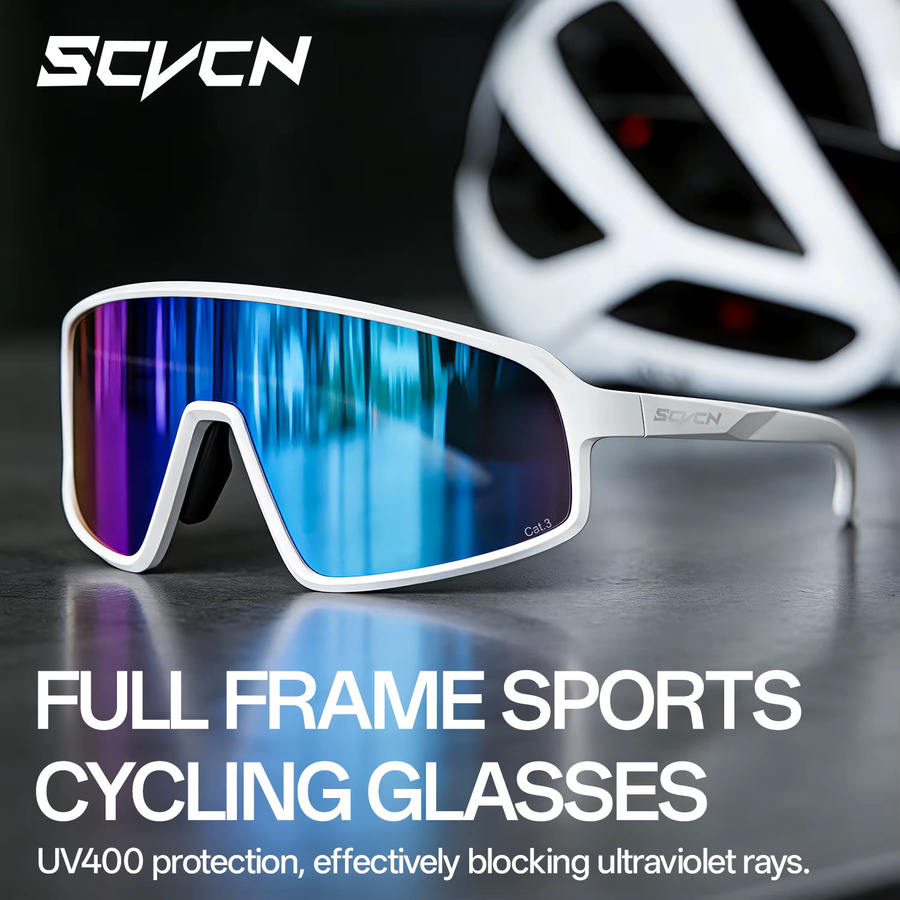SCVCN Sonnenbrille, Großrahmen, Vollrand, Kunststoff - Bild 1