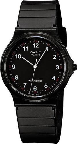 Casio Armbanduhr, Analoguhr, Kunststoff, Schwarz, Herren - Bild 1