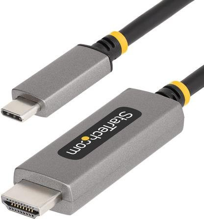 StarTech.com USB-C auf HDMI Adapterkabel in Grau, 3m, 8K 60Hz, 4K 144Hz, HDR10, HDMI 2.1 Video Konverter, kompatibel mit USB4 und Thunderbolt 3/4 - Bild 1