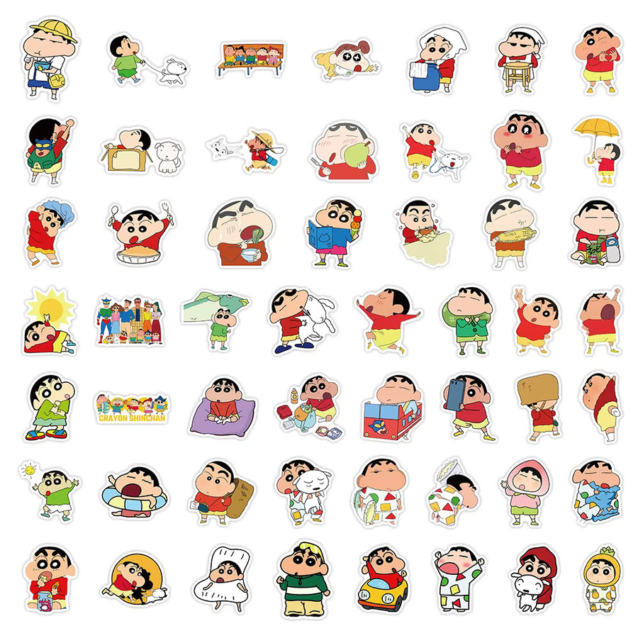 Keeppley Crayon Shin-chan Graffiti Aufkleber, 53-teiliges Set - Bild 2