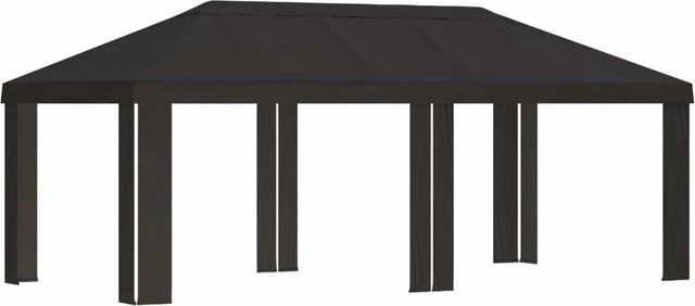 vidaXL Gazebo Abdeckung für Pavillon aus Polyester, Anthrazit, B: 600 cm, T: 300 cm - Bild 1