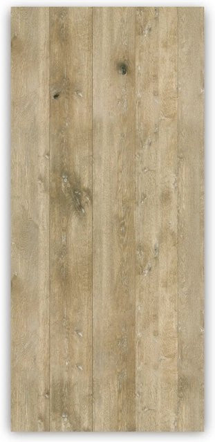 Walllux Duschrückwand Eiche Gekalkt in Holzoptik aus Alu-Verbund, B/H: 90 x 200 cm, Dicke: 3 mm - Bild 1