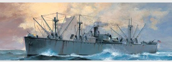 Trumpeter SS Jeremiah O´Brien Liberty Ship, 1:700, Grau - Bild 1