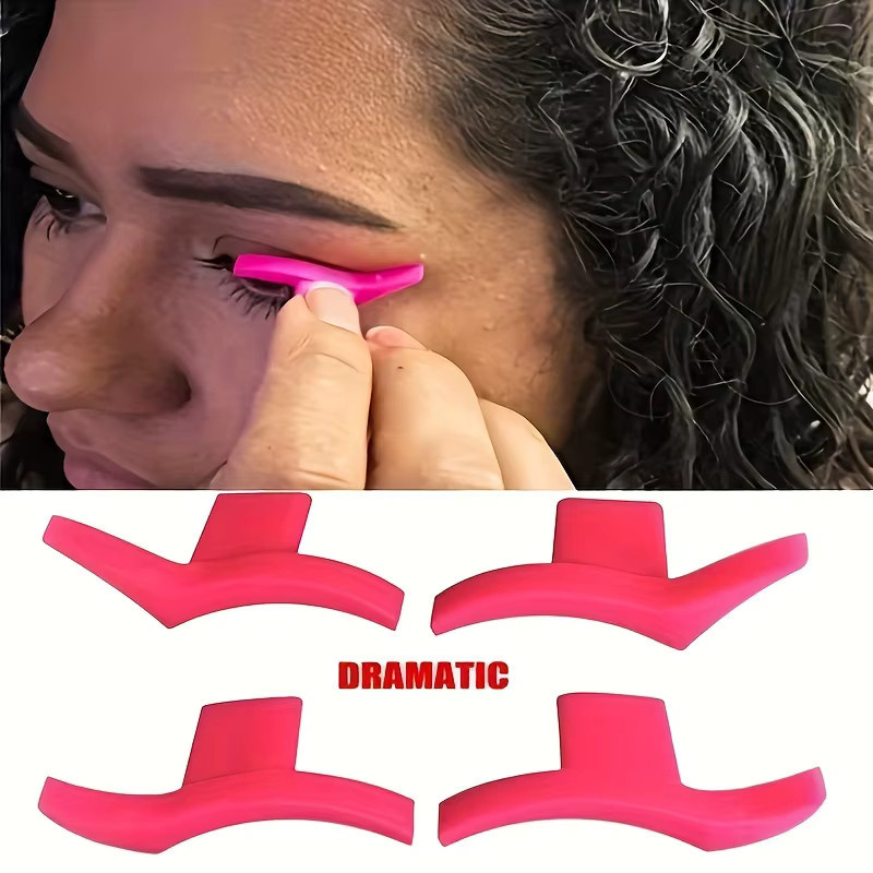 Define Beauty Eyeliner-Schablonen-Set, 2-teilig, Pink, Katzenauge und geflügelte Liner-Vorlagen - Bild 2