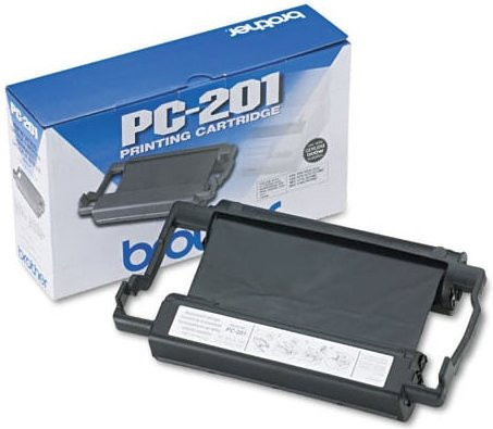 Brother PC-201 Thermotransferrolle Farbband in Schwarz für FAX und MFC Modelle mit 450 Seiten Kapazität - Bild 1