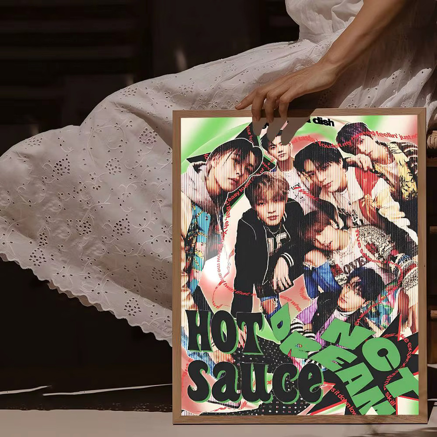 NCT DREAM DIY Sticky Poster Whitepaper Kunstwerk in Weiß für Nordic Home Decor - Bild 3