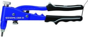 Gesipa Blindnietmutter-Handgerät GBM 10 in Blau mit Dorn und Mundstück M 6 aus Aluminium - Bild 1