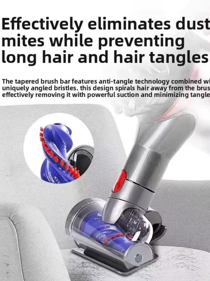 Elektrischer Saugkopf zur Milbenentfernung für Dyson Staubsauger V7 V8 V10 V11 V15 zur Reinigung von Sofa und Matratze - Bild 5